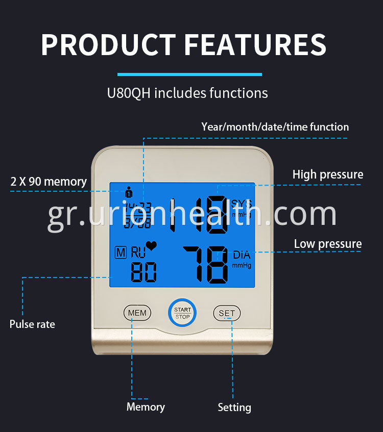 Blood pressure monitor automatic digital